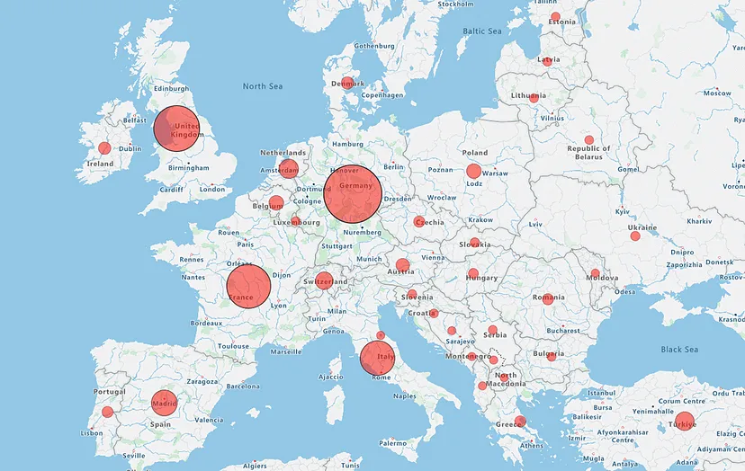 Bubble map